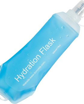 AXEN Soft Flask TPU Foldable Running Hydration Flask, Soft Collapsible Water Bottle for Hydration Pack Cycling Marathon Running Hiking