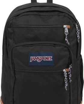 JanSport Cool Backpack, with 15-inch Laptop Sleeve - Large Computer Bag Rucksack with 2 Compartments, Ergonomic Straps, Black